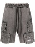 Mauna Kea drawstring denim cargo shorts - Grey