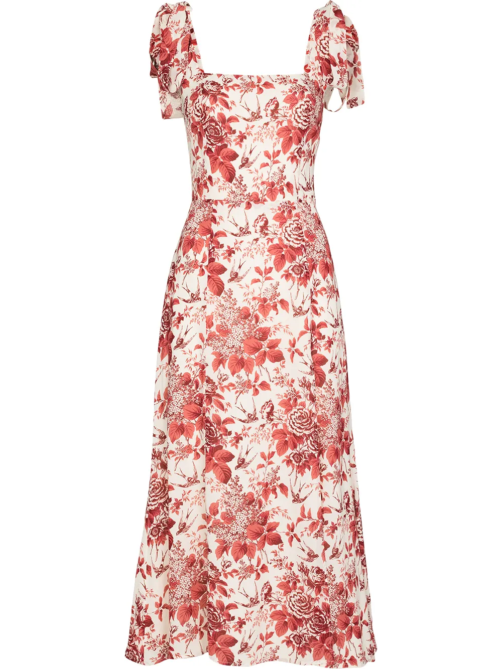 

Reformation Twilight floral-print midi dress - Neutrals