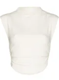 Reformation Lindy organic cotton crop top - Neutrals