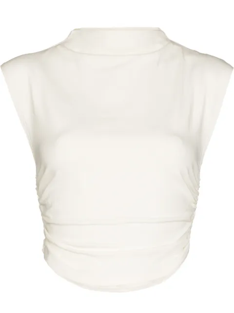Reformation Lindy organic cotton crop top