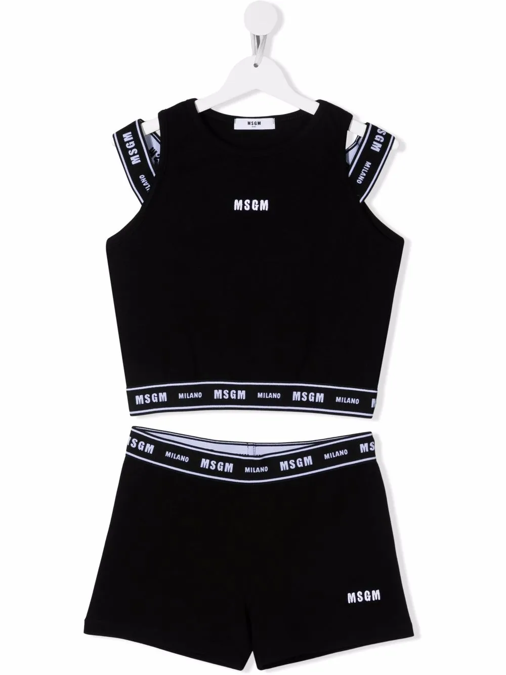 MSGM Kids спортивный костюм с логотипом