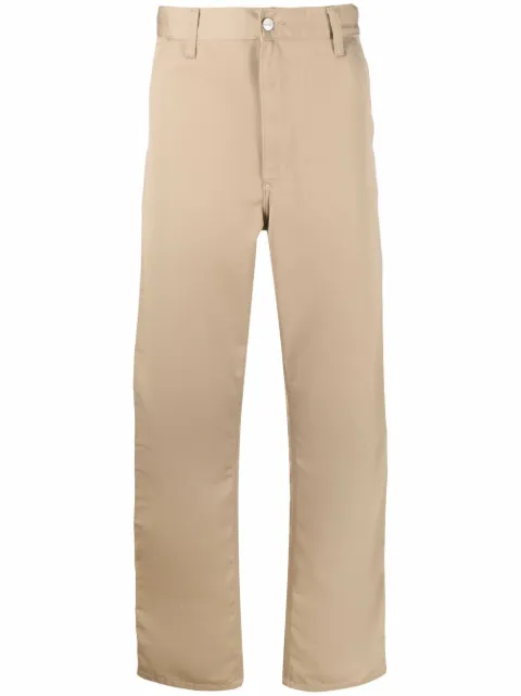 Carhartt WIP logo-patch straight trousers