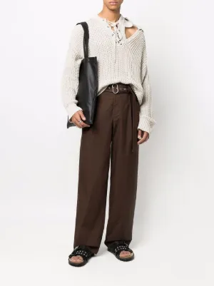 Men's Designer Wide Leg Trousers 2018 