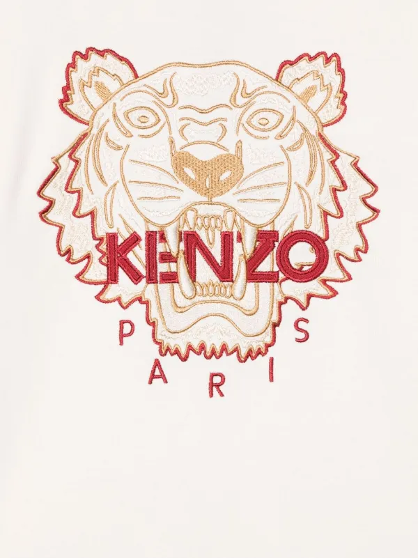 Shop Kenzo Kids Embroidered Logo Sweatshirt With Express Delivery Farfetch