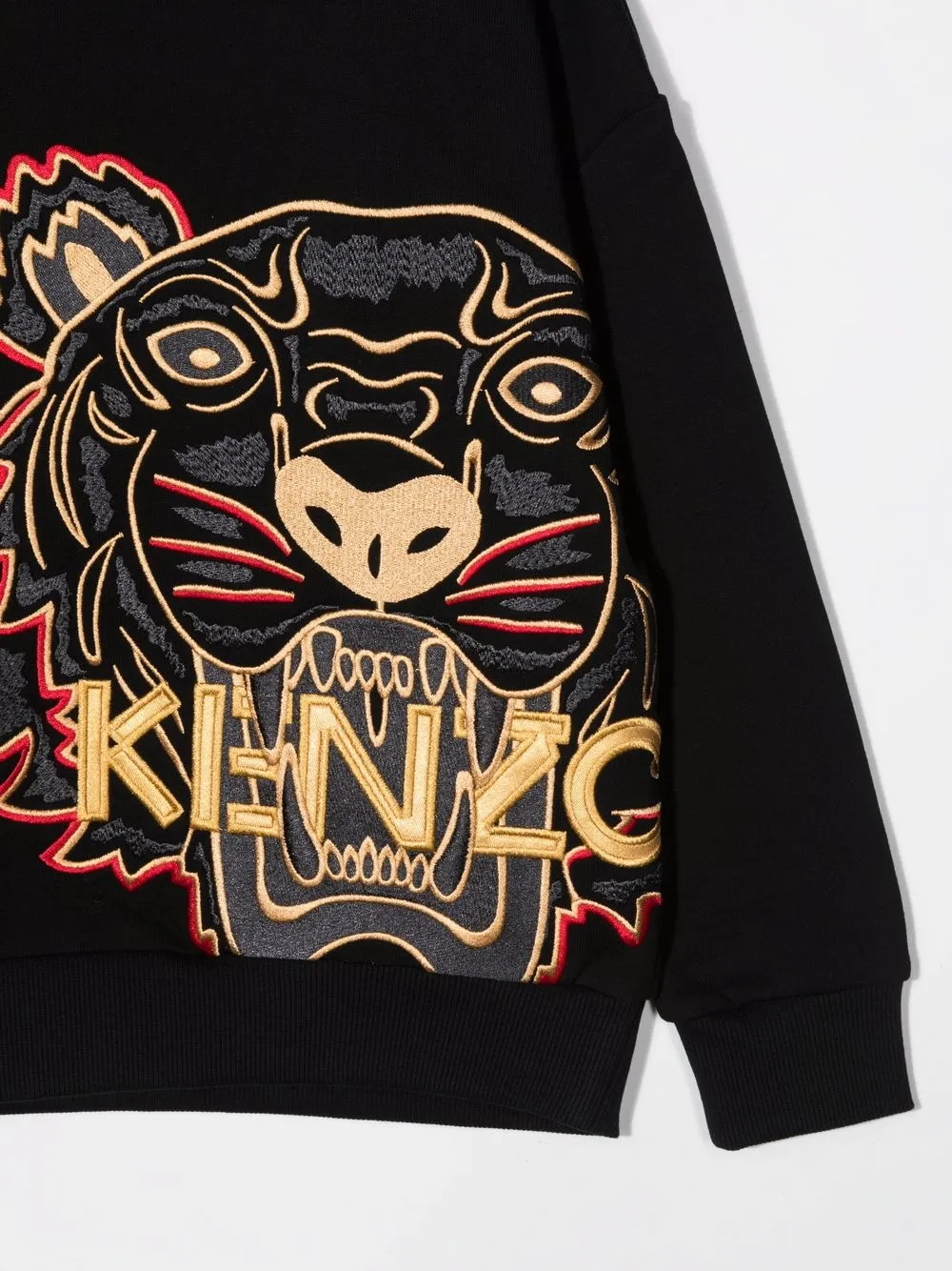 фото Kenzo kids толстовка с вышитым логотипом