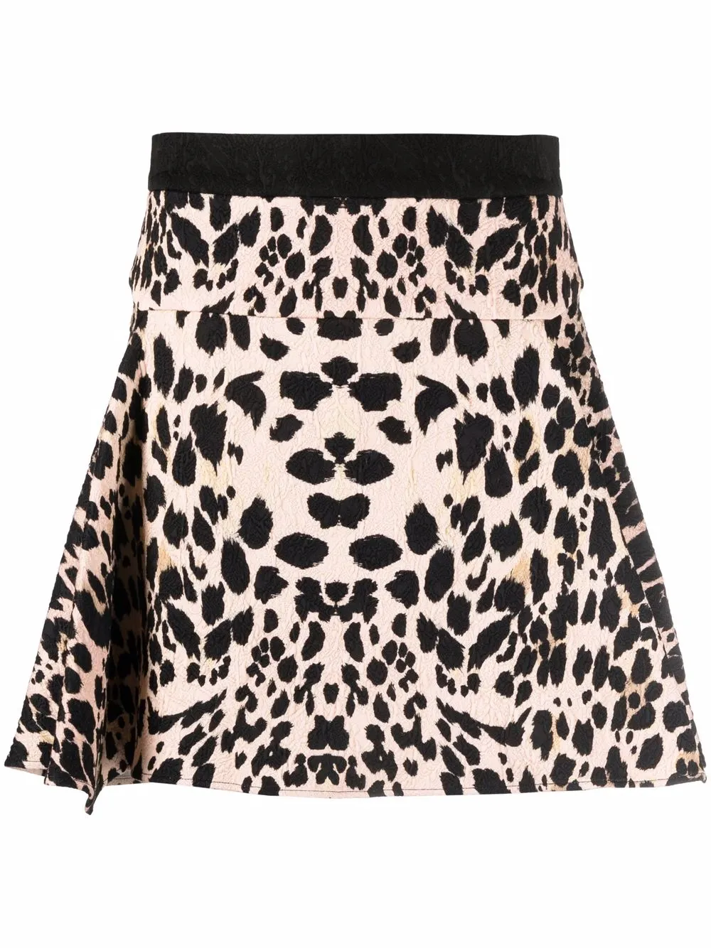 

Roberto Cavalli leopard-print A-line skirt - Pink