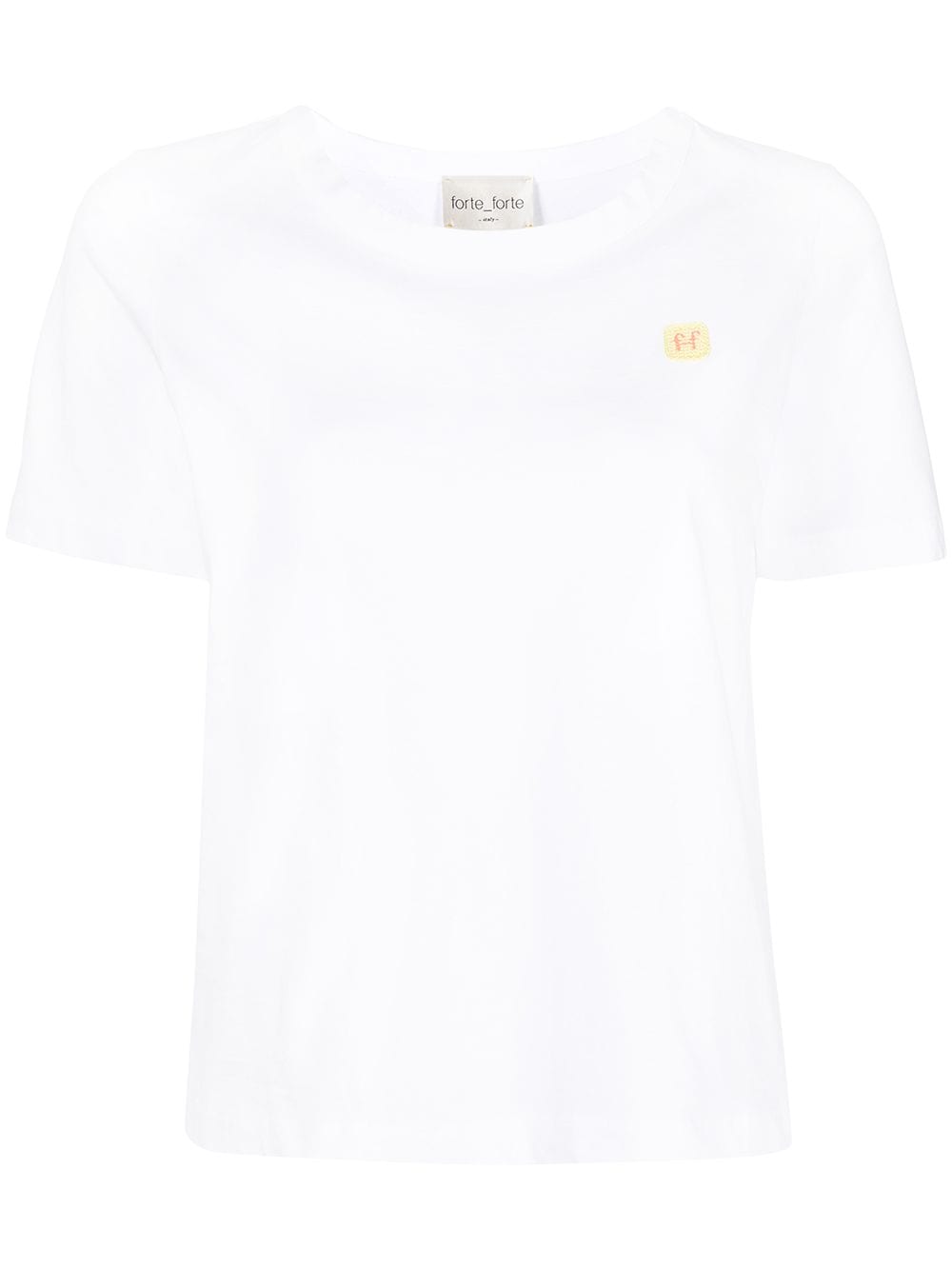 

Forte Forte logo-patch cotton T-shirt - White