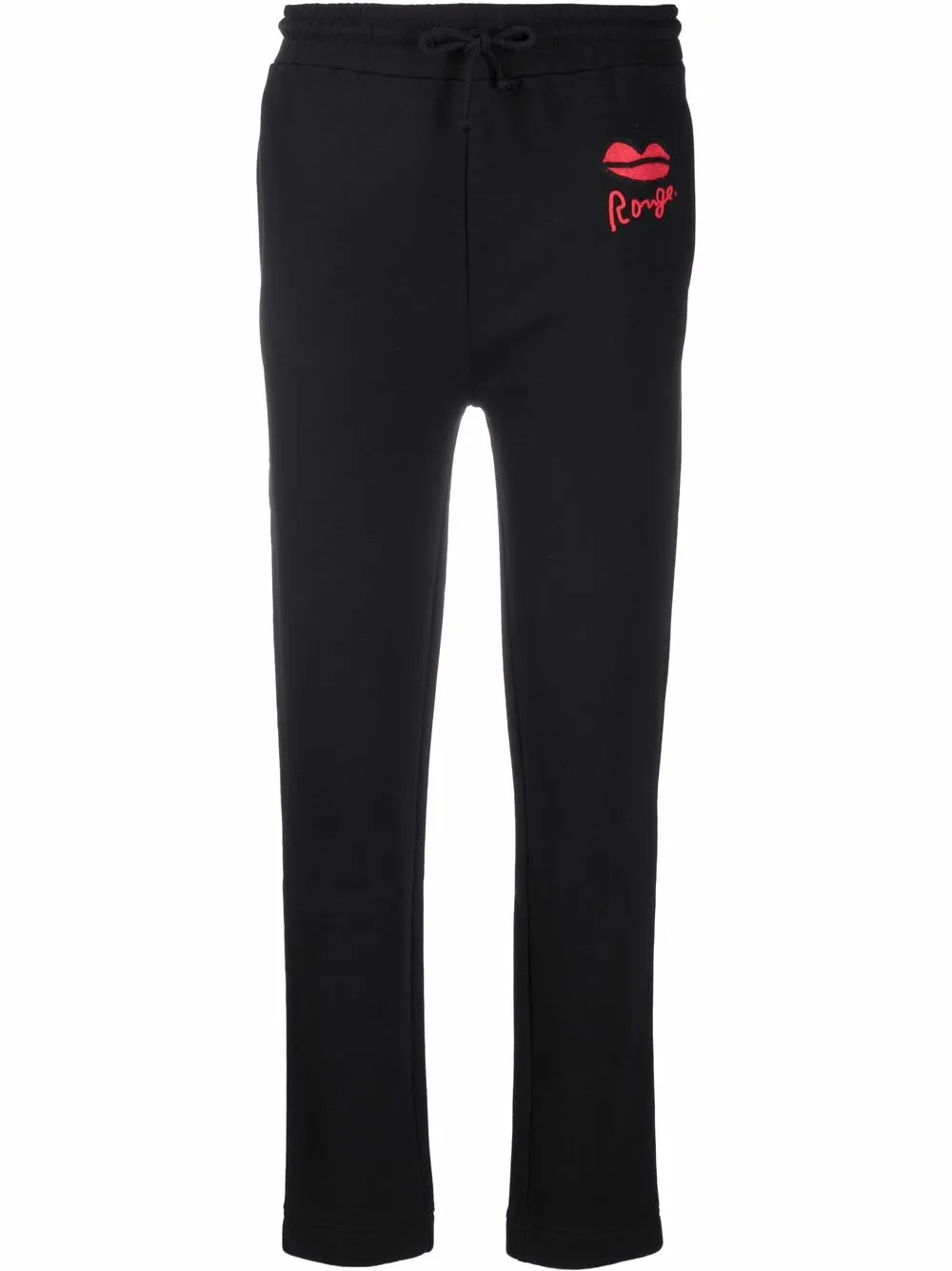 

Sonia Rykiel Rouge-print track pants - Black