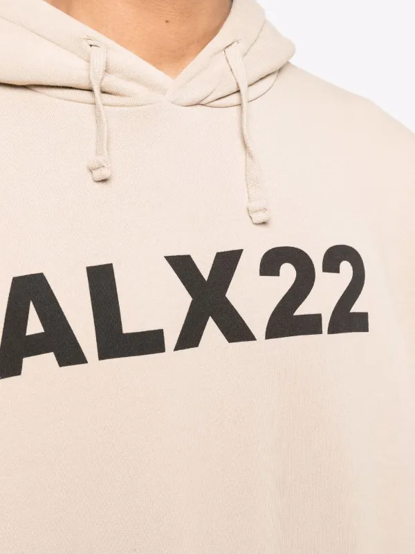 1017 ALYX 9SM logo-print Hoodie | Neutrals | FARFETCH JO