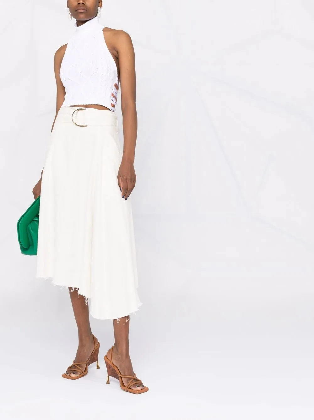 Rosie Assoulin halterneck bow-detail knitted top | Knitted Tops | Image 2