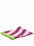 Marni striped bath towel - Pink