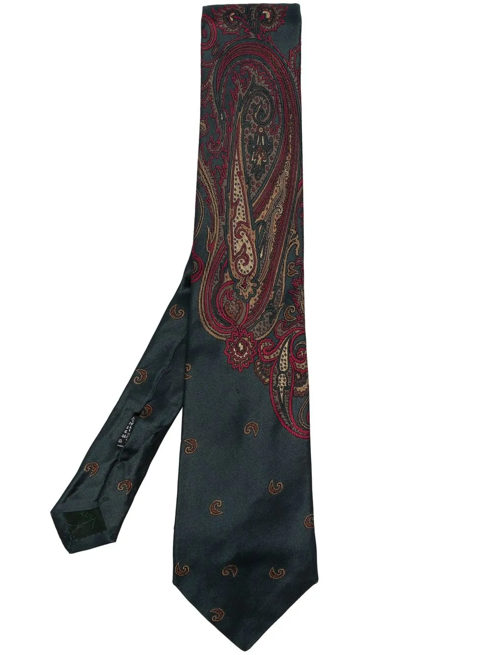 

Versace Pre-Owned 2000s paisley silk tie - Black