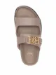 Bally B-Chain double-strap leather sandals