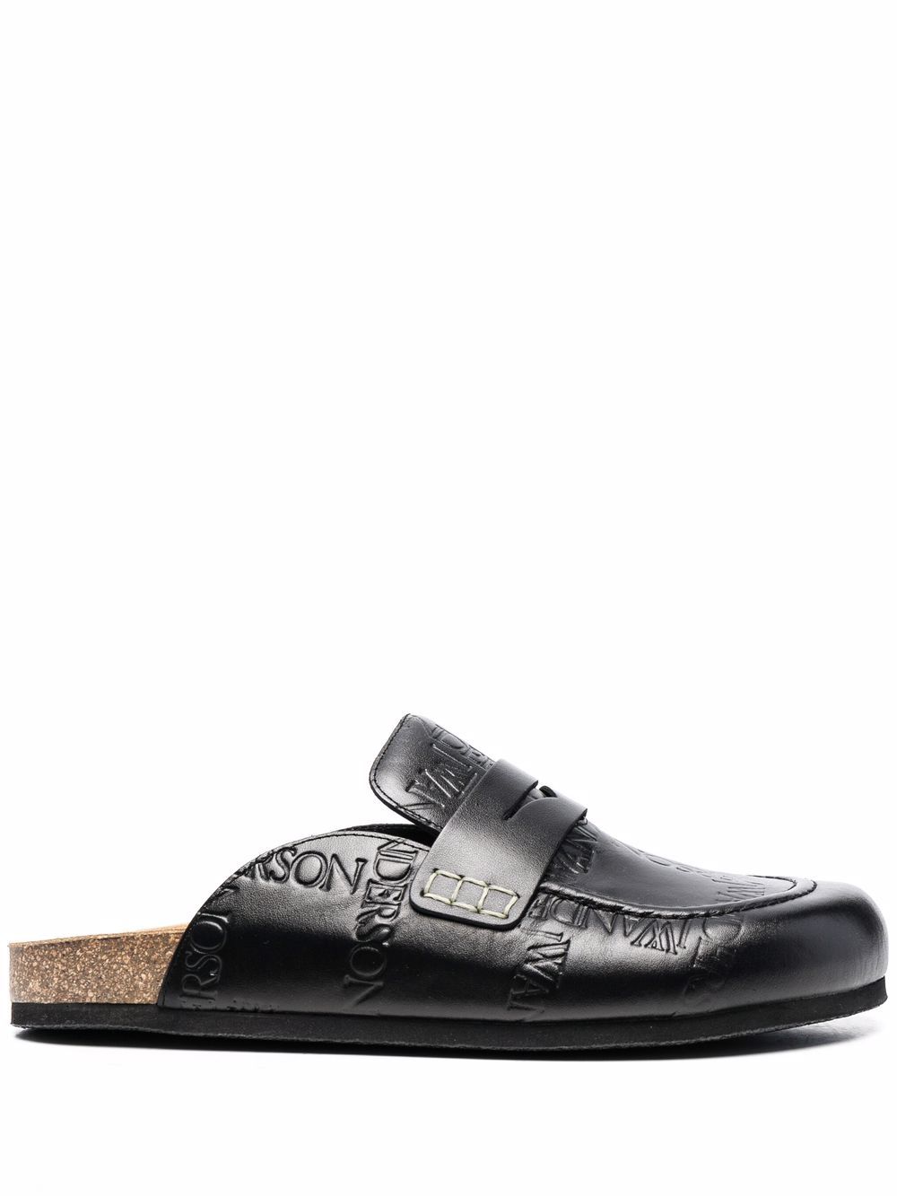 JW Anderson logo-debossed loafer mules