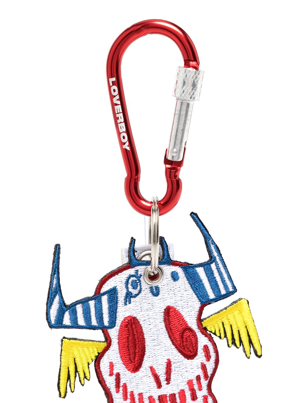 Charles Jeffrey Loverboy Sleutelhanger met geborduurd logo - Rood