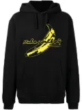 Maharishi logo-patch cotton hoodie - Black