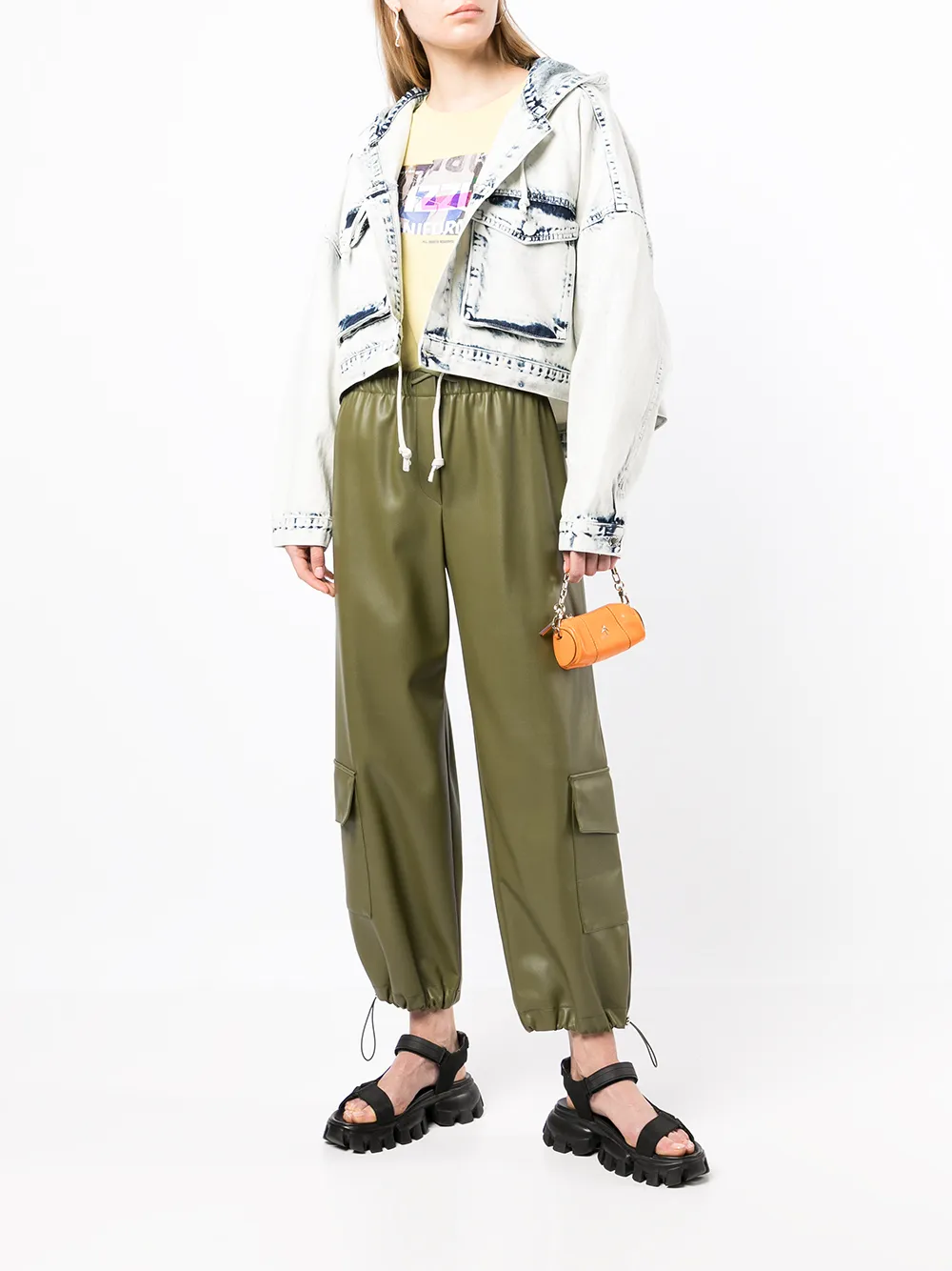 izzue Cropped jack - Blauw