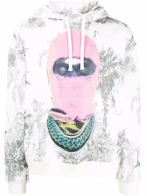 Ih Nom Uh Nit graphic palm-print hoodie