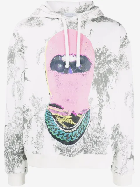 Ih Nom Uh Nit graphic palm-print hoodie