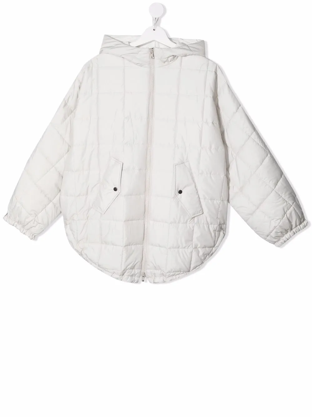 Brunello Cucinelli Kids TEEN hooded puffer jacket