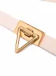 Bottega Veneta geometric buckle belt