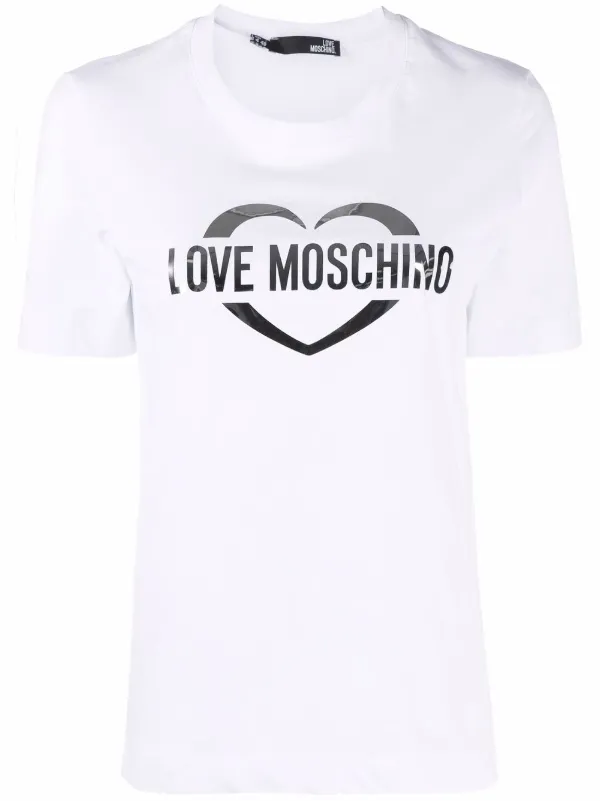 Love Moschino logo-print T-shirt - Farfetch