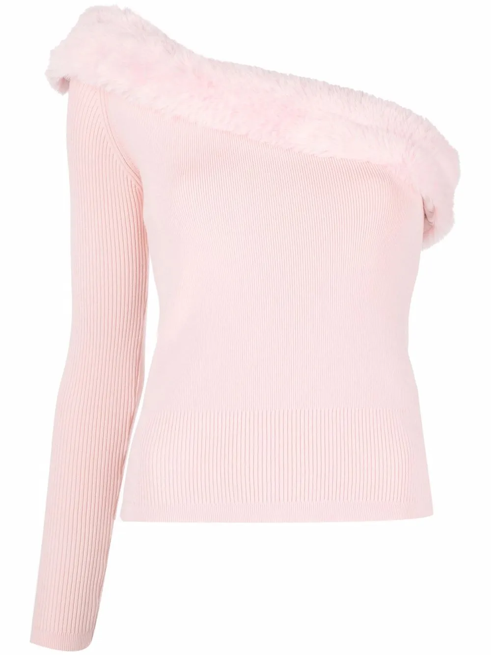 

Blumarine top con hombro descubierto - Rosado