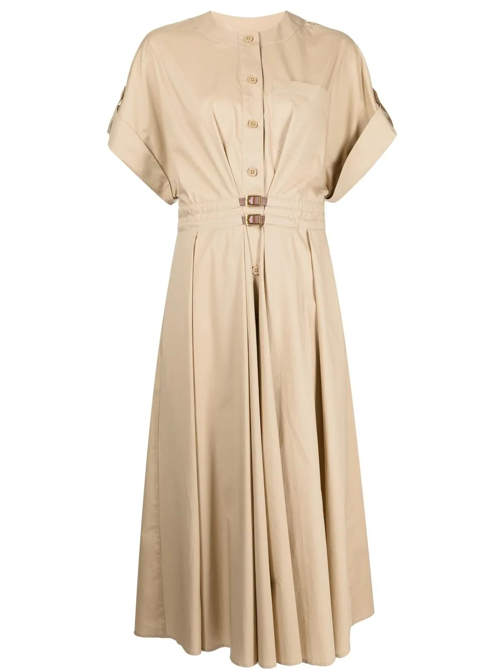 

TWINSET vestido con cinturón - Marrón