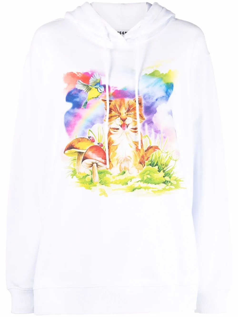 msgm cat hoodie