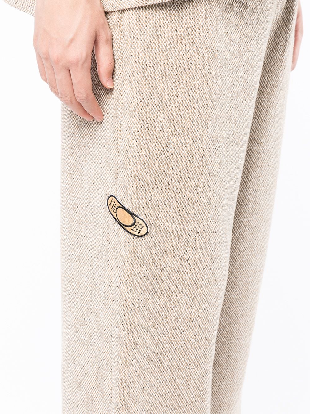 фото Duoltd прямые брюки с нашивками