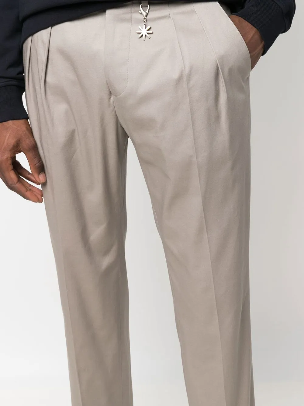 Manuel Ritz Cropped broek Beige