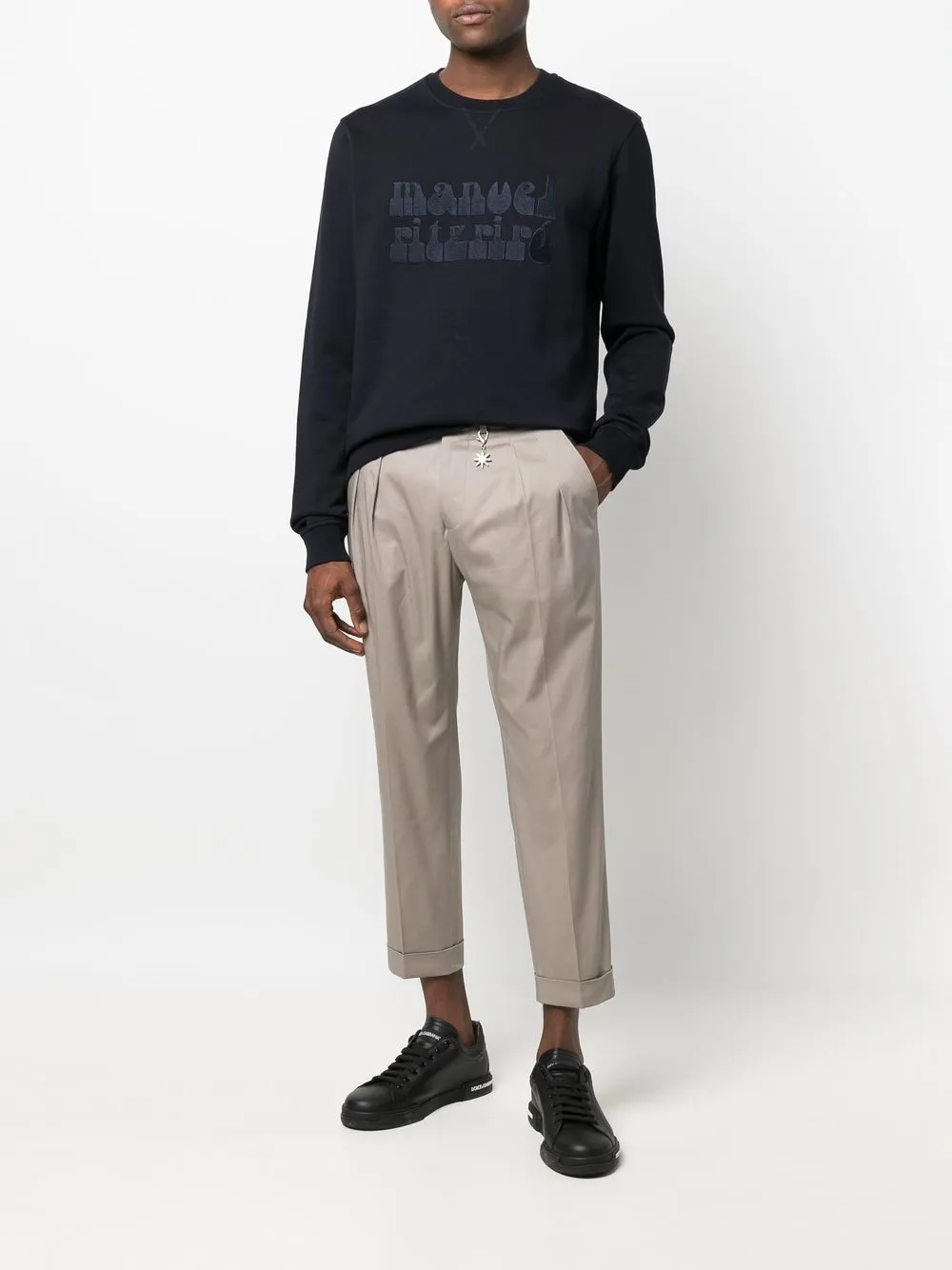 Manuel Ritz Cropped broek - Beige
