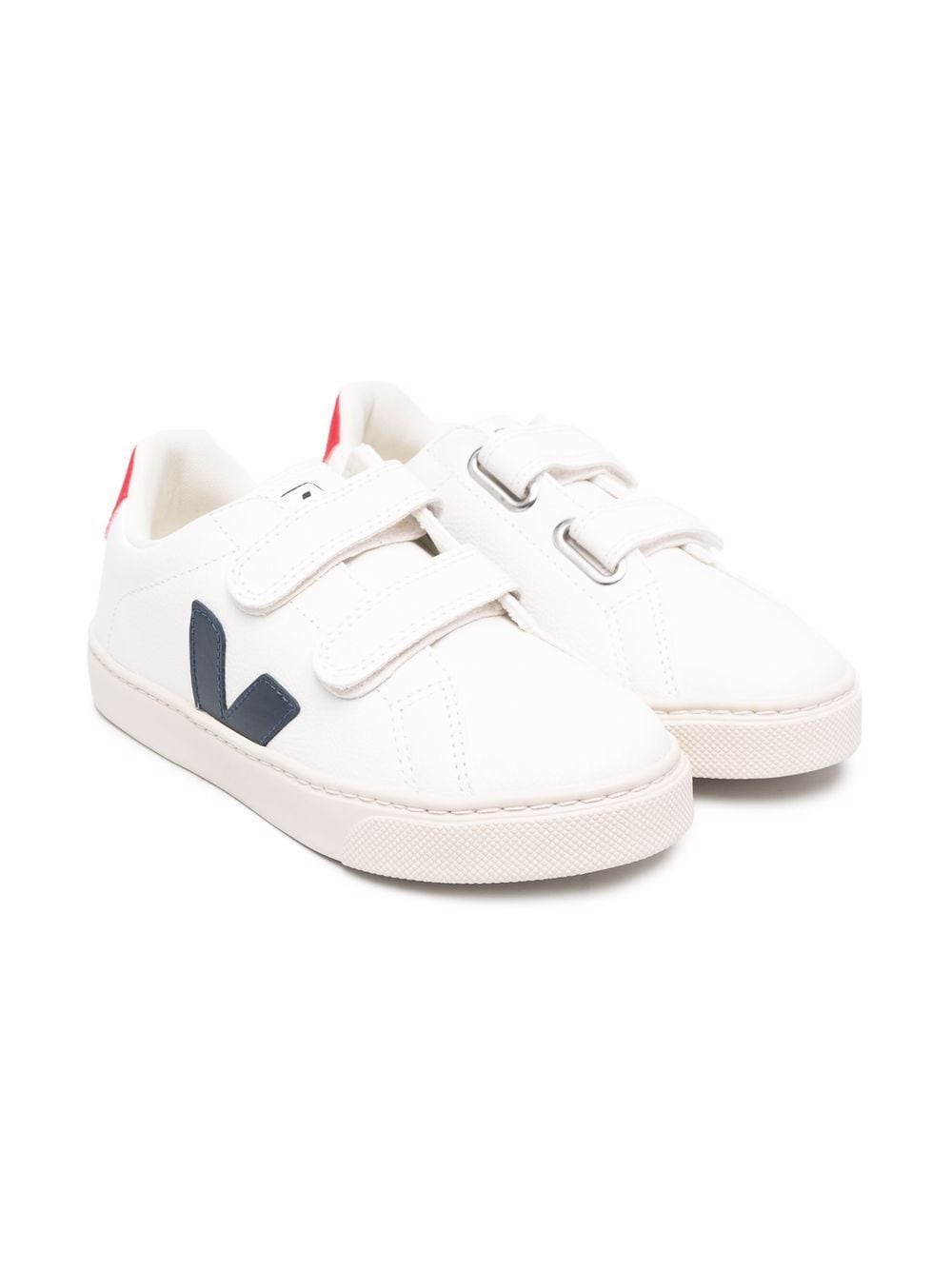 Image 1 of VEJA Kids touch-strap low-top trainers