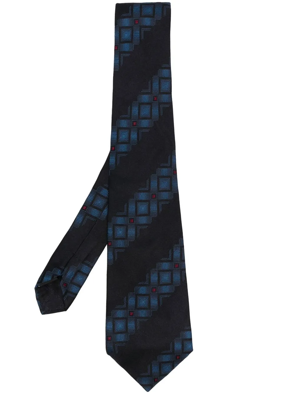 

Versace Pre-Owned corbata de seda con estampado gráfico 2000 - Azul