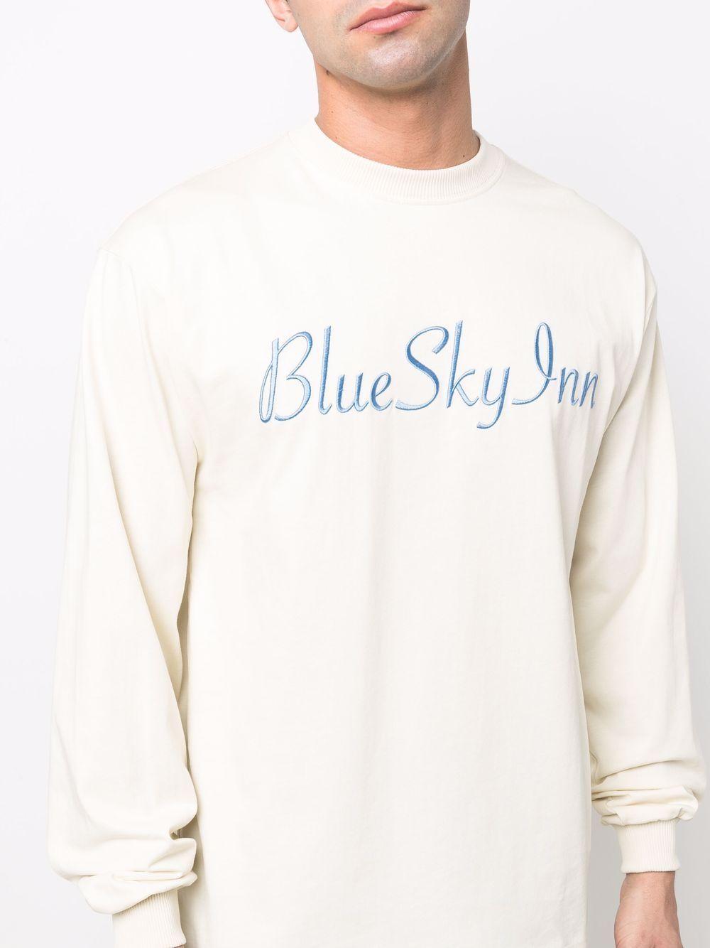 фото Blue sky inn logo-embroidered sweatshirt