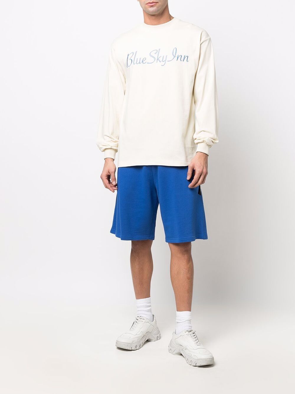 фото Blue sky inn logo-embroidered sweatshirt