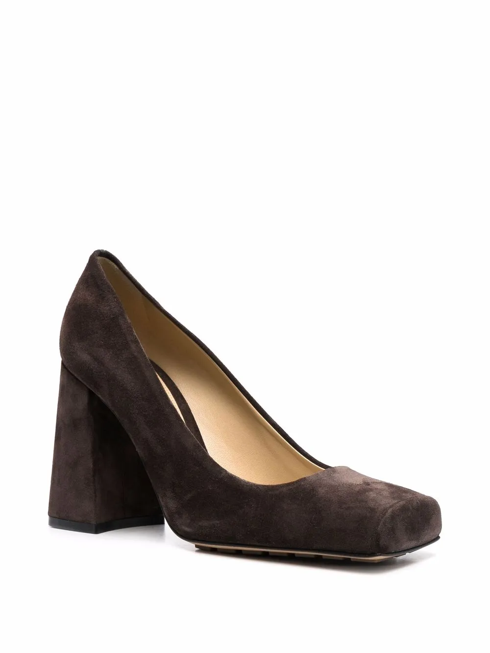 bottega veneta 方头粗跟鞋 图 2