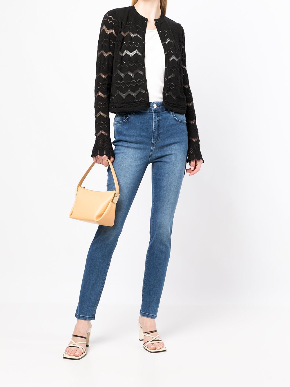 TWINSET Jeans met vervaagd-effect - Blauw