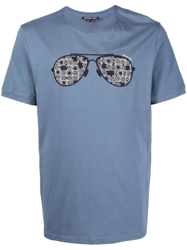 Michael Kors logo-sunglasses T-shirt 