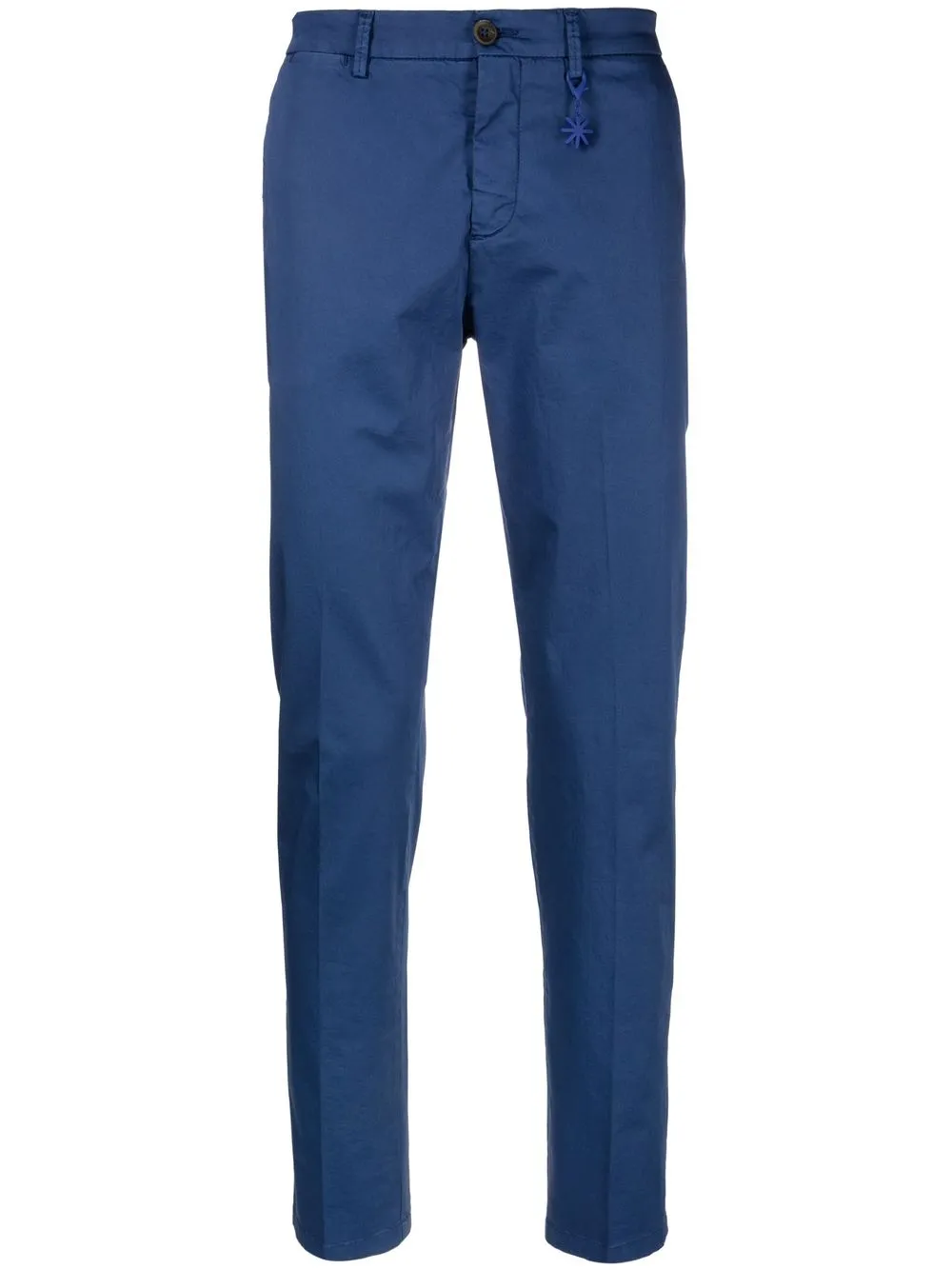 

Manuel Ritz pantalones slim con aberturas - Azul