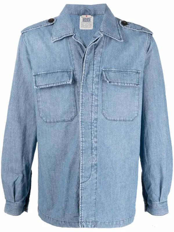 Manuel Ritz embroidered-logo Denim 