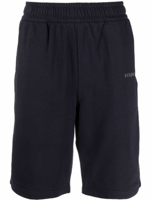 Burberry logo-print elasticated-waist shorts