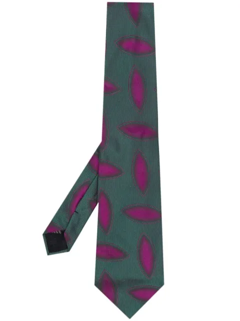 Versace Pre-Owned 2000s geometric-print silk necktie