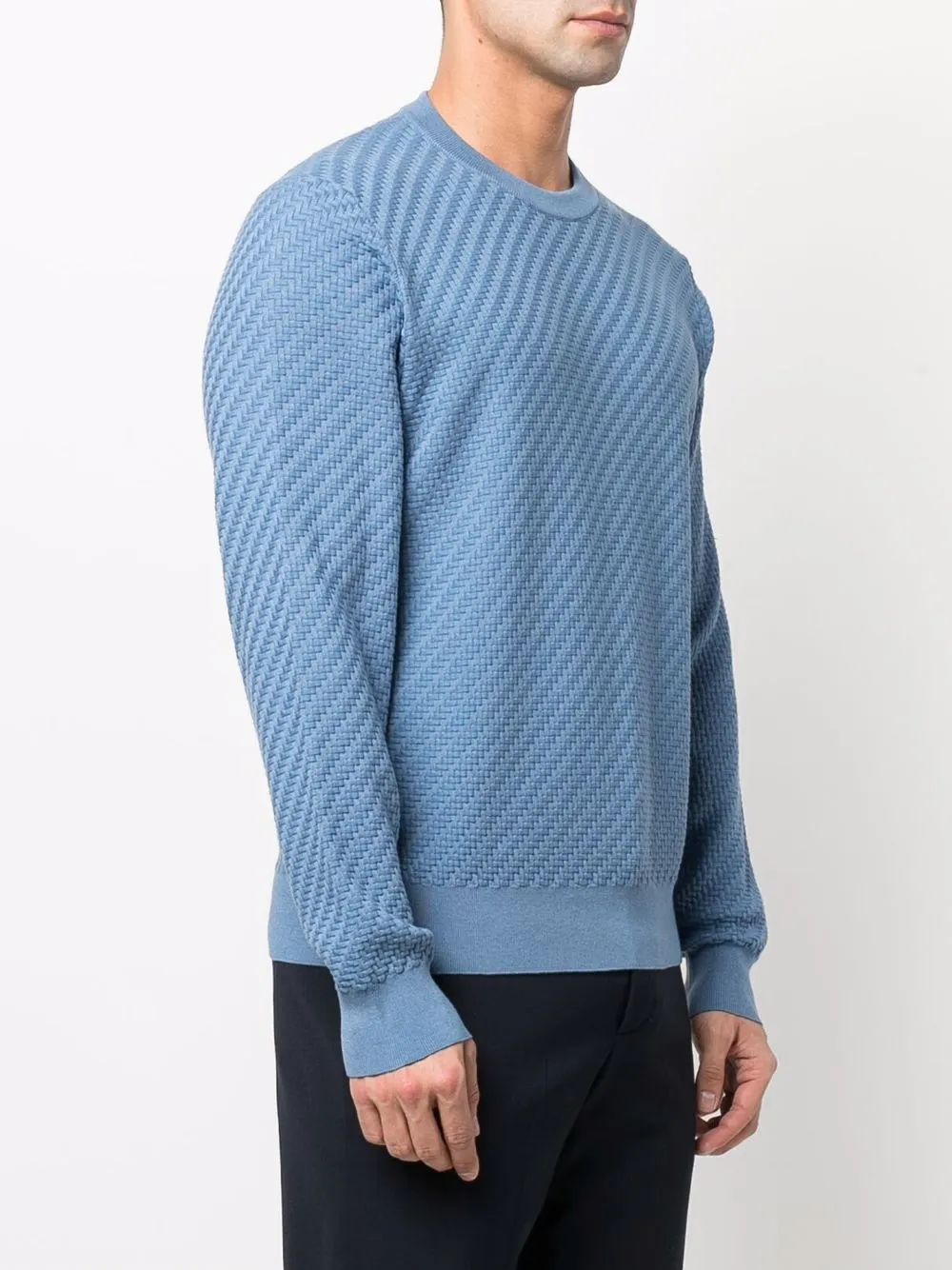 Brioni Textured Woven Jumper Farfetch