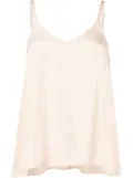 Max & Moi loose-fit strappy silk top - Pink