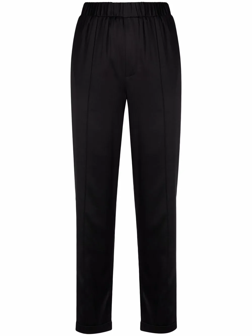 Max & Moi pantalones pull-on con tiro alto - Negro