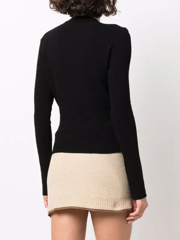 jacquemus twisted cardigan