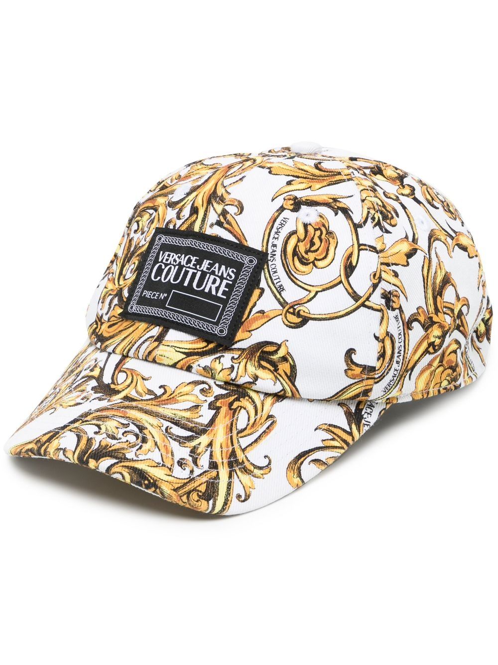 Versace Jeans Couture logo-patch baseball cap - White