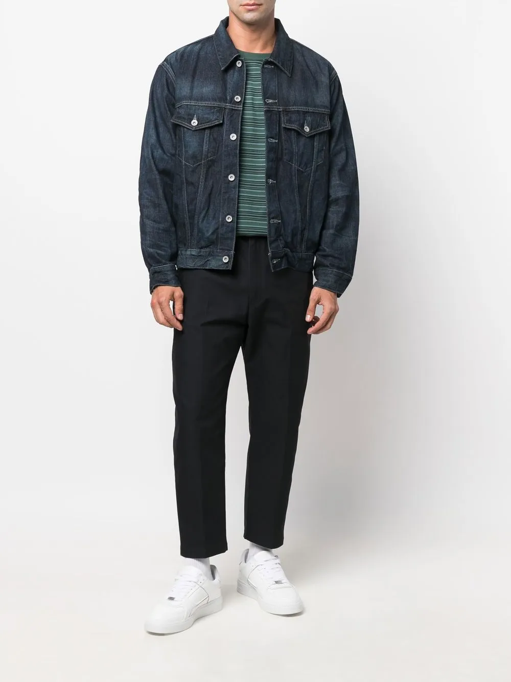 Neighborhood Stockman Washed Denim Jacket - Farfetch