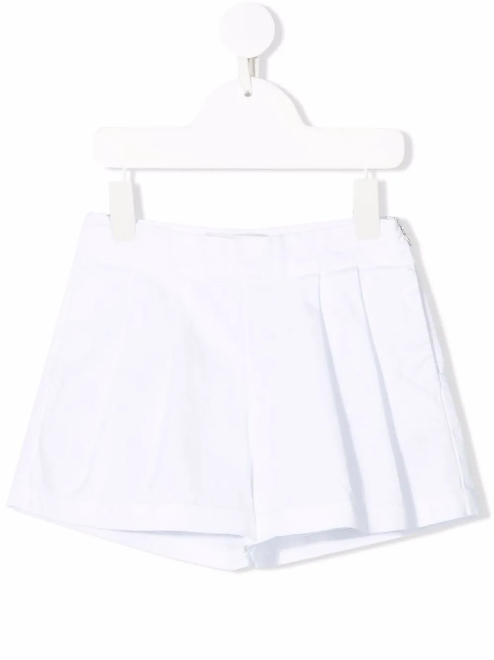 

Simonetta shorts con pliegues - Blanco